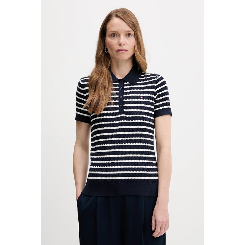 Tommy Hilfiger svetrové polo dámské bavlněné