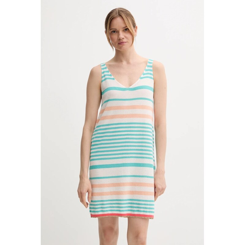 Bavlněné šaty United Colors of Benetton 106703163
