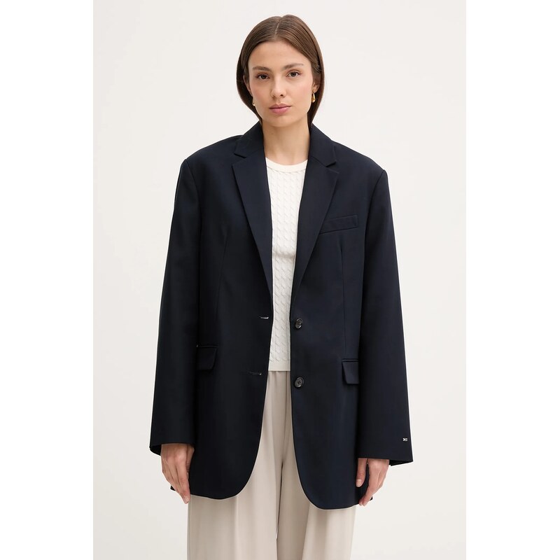 Tommy Hilfiger Bavlněné sako Tommy Hilfiger