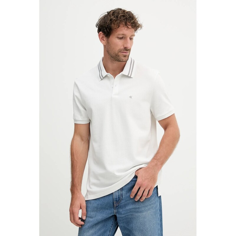 Calvin Klein Jeans Bavlněné polo tričko Calvin Klein Jeans