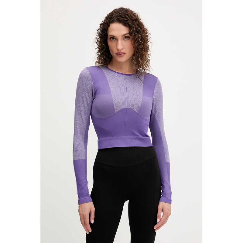 Tričko na jógu s dlouhým rukávem adidas by Stella McCartney 107112194