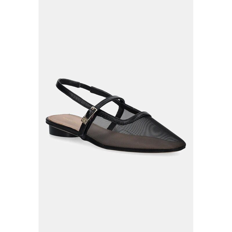 Tommy Hilfiger Baleríny Tommy Hilfiger MESH ROUND HEEL BALLERINA