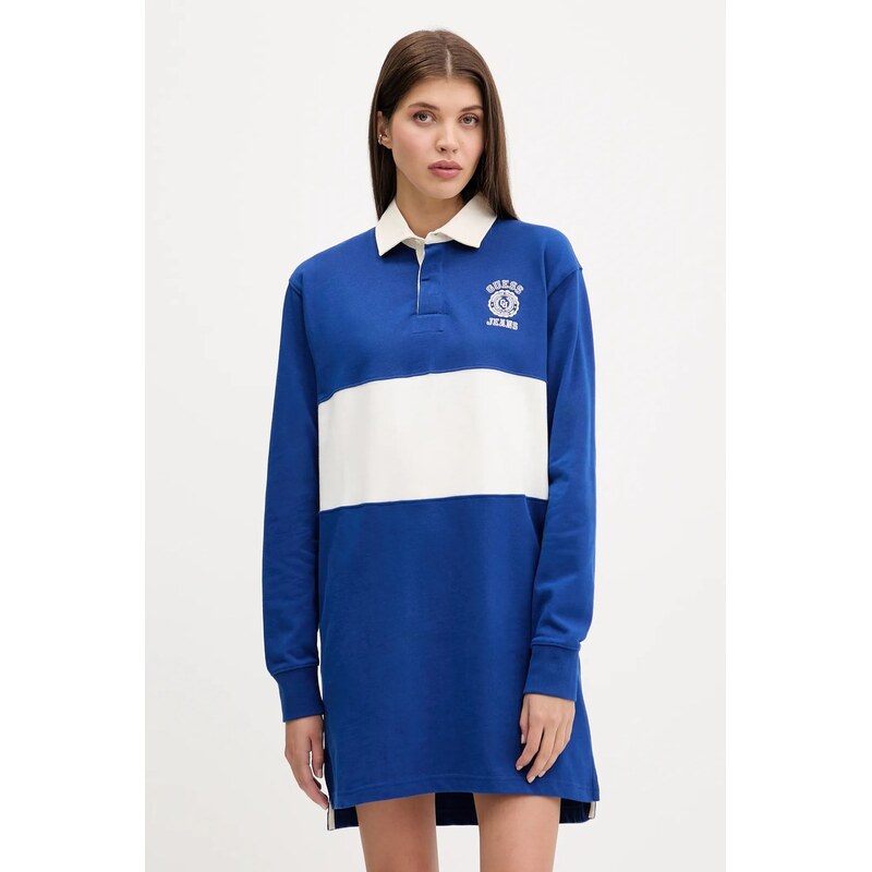 Bavlněné šaty Guess Jeans