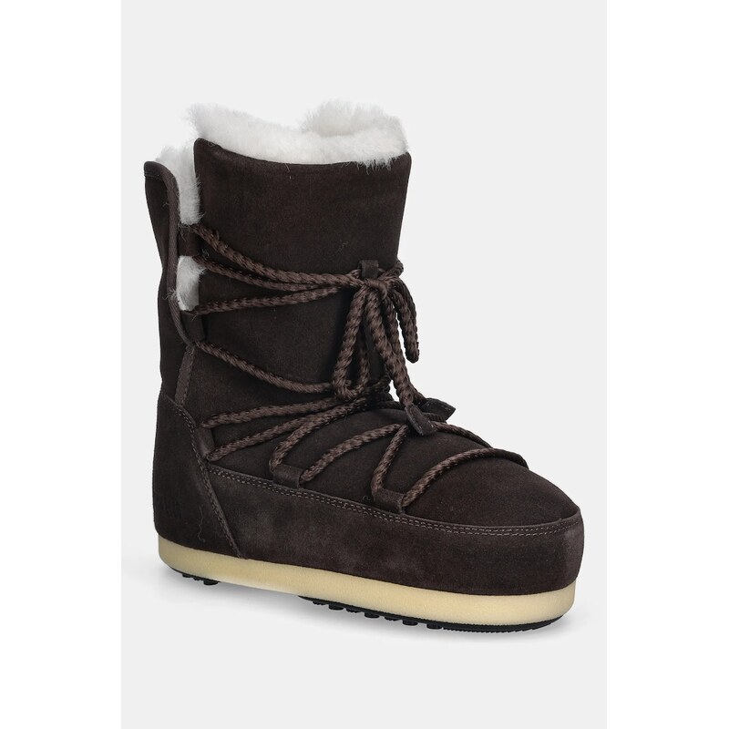 Semišové sněhule Moon Boot MB EVX BOOT SUEDE / SHEARLING 108939207
