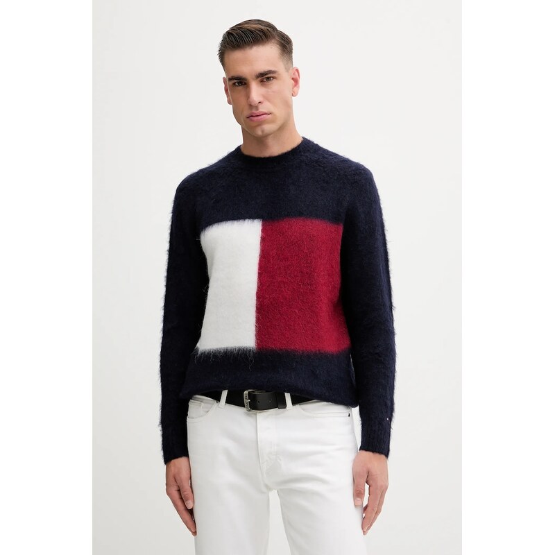 Tommy Hilfiger Svetr s příměsí vlny Tommy Hilfiger