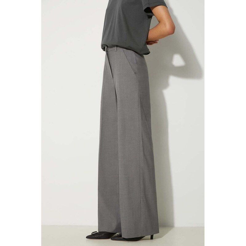 Kenzo Vlněné kalhoty Kenzo Cool Wool Wide Pants