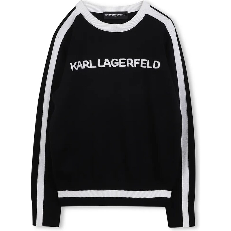 Dětský svetr s příměsí kašmíru Karl Lagerfeld 109037216