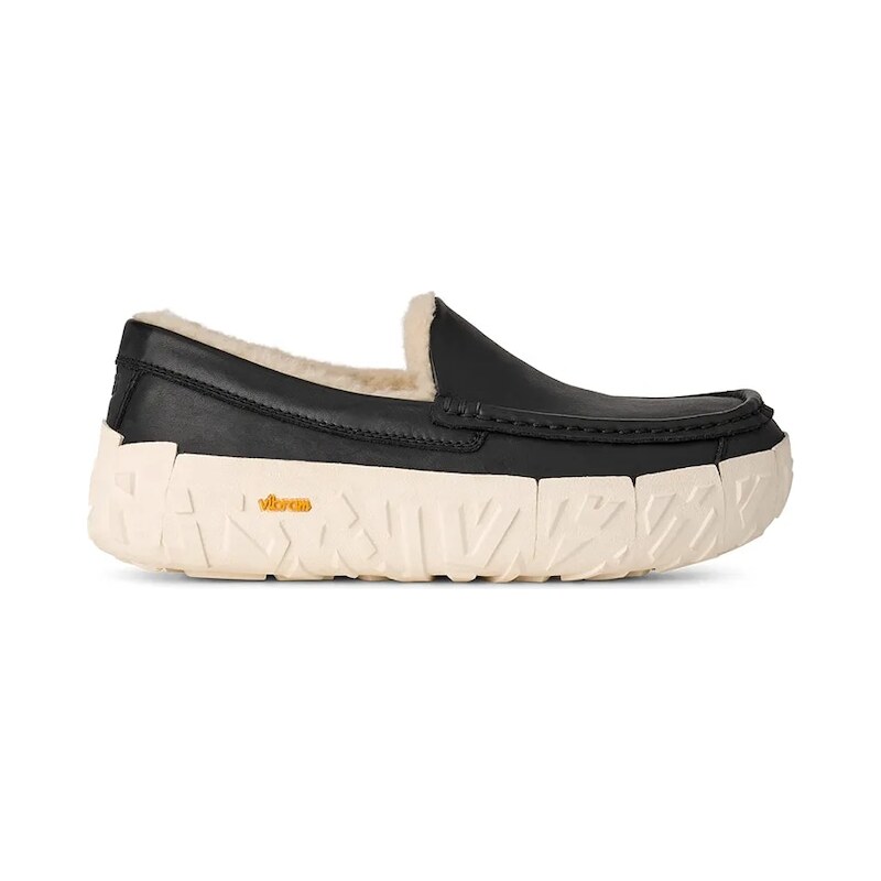 Kožené mokasíny UGG Ascot Wrap Tech Noir