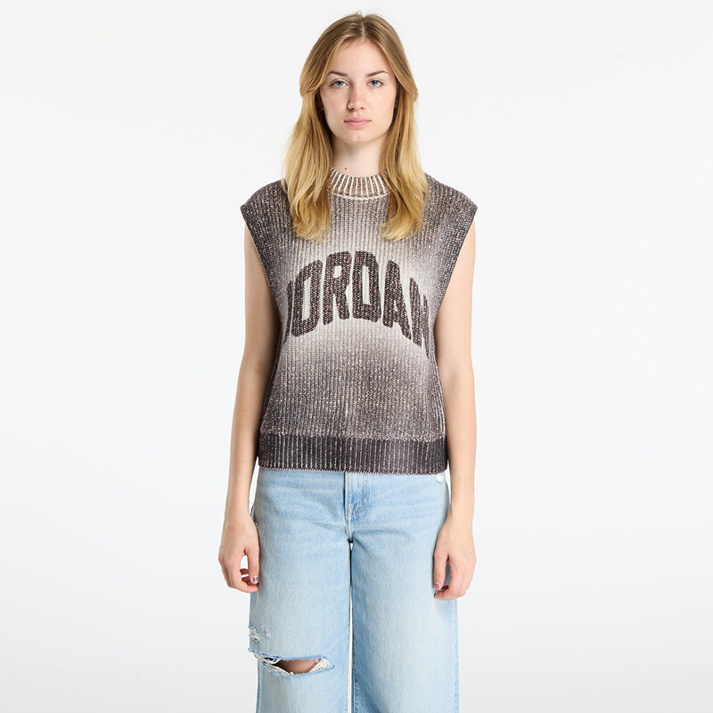 Vesta Jordan Flight Womens Knit Vest Off Noir M