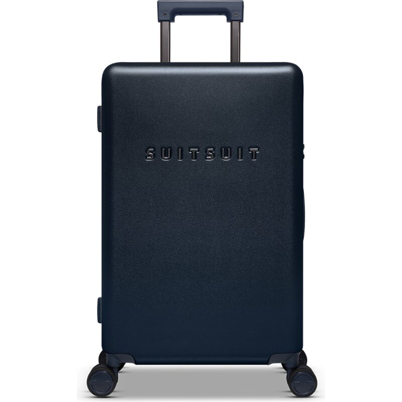Plastový kufr SUITSUIT Mystique Midnight Blue M - tmavě modrá