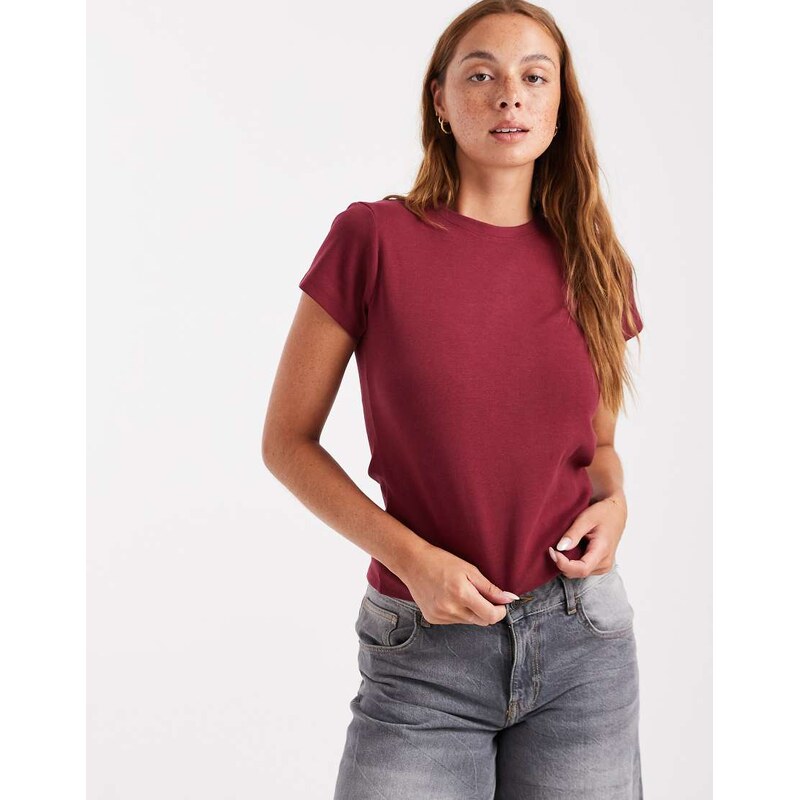 Cotton On 90s baby tee in cherrywood-Red 113263168