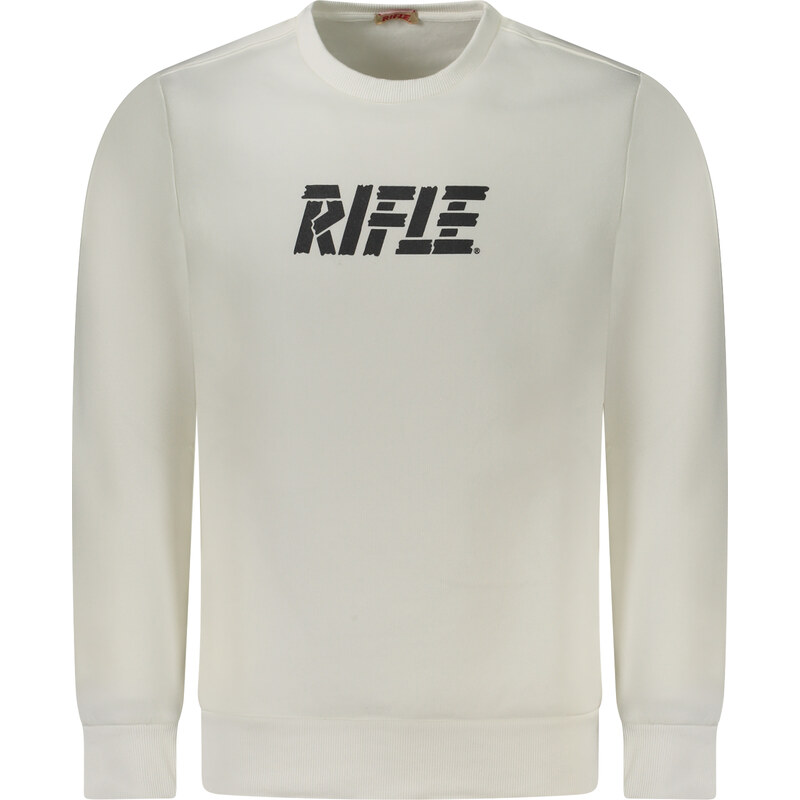 RIFLE SWEATSHIRT WITHOUT ZIP MEN WHITE
