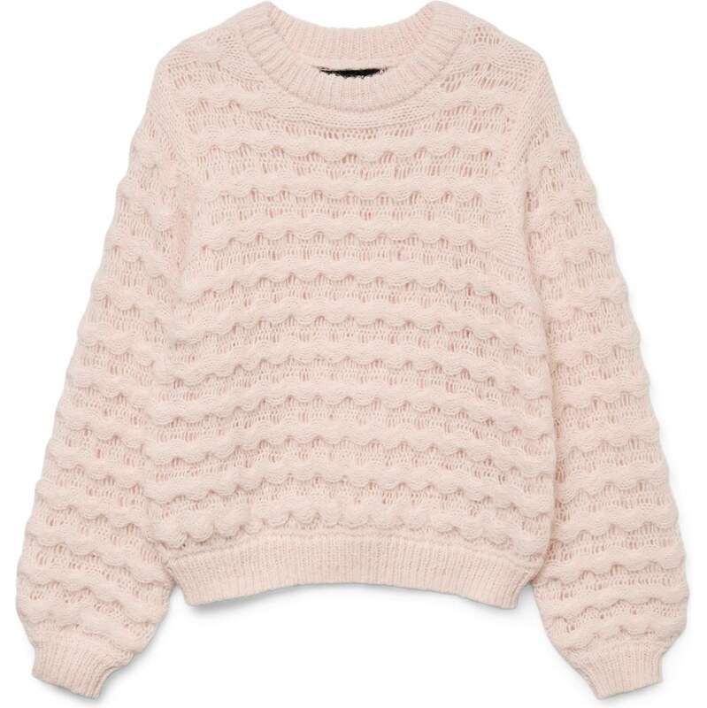 VERO MODA Svetr VMLauryn pudrová
