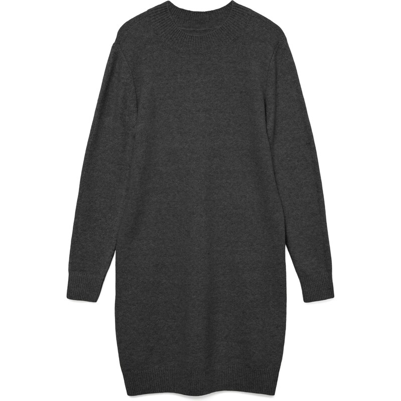 VERO MODA Úpletové šaty VMBoom tmavě šedá