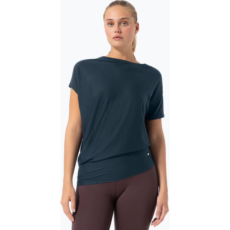 Dámské tričko na jógu super.natural Yoga Loose Tee blueberry