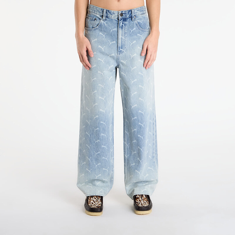 Džíny PUMA x A$AP ROCKY Laser Monogram Faded Denim/ AOP 34
