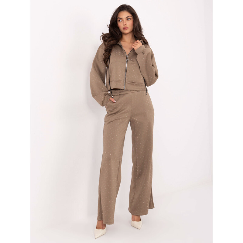 RUE PARIS Set-IT-KMPL-21709.18-dark beige