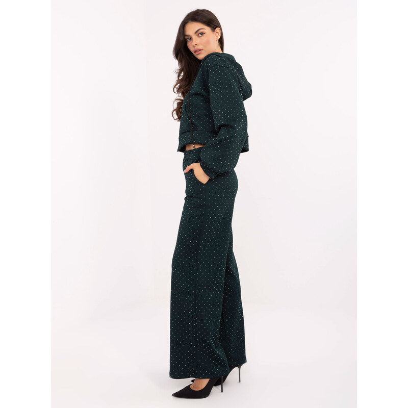 RUE PARIS Set-IT-KMPL-21709.18-dark green