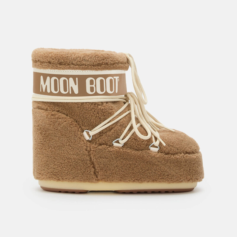 Dámské hnědé sněhule Moon Boot Icon Low Fleece 109375977