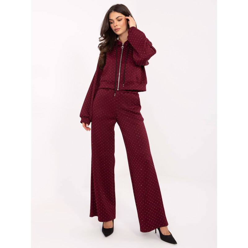 RUE PARIS Komplet-IT-KMPL-21709.18-burgundy