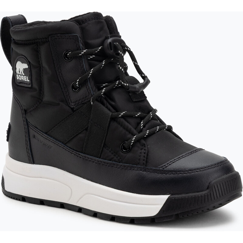Dětské sněhule Sorel Youth Whitney Mid Wp black/sea salt