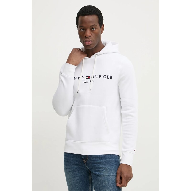 Tommy Hilfiger mikina s kapucí pánská s bavlnou