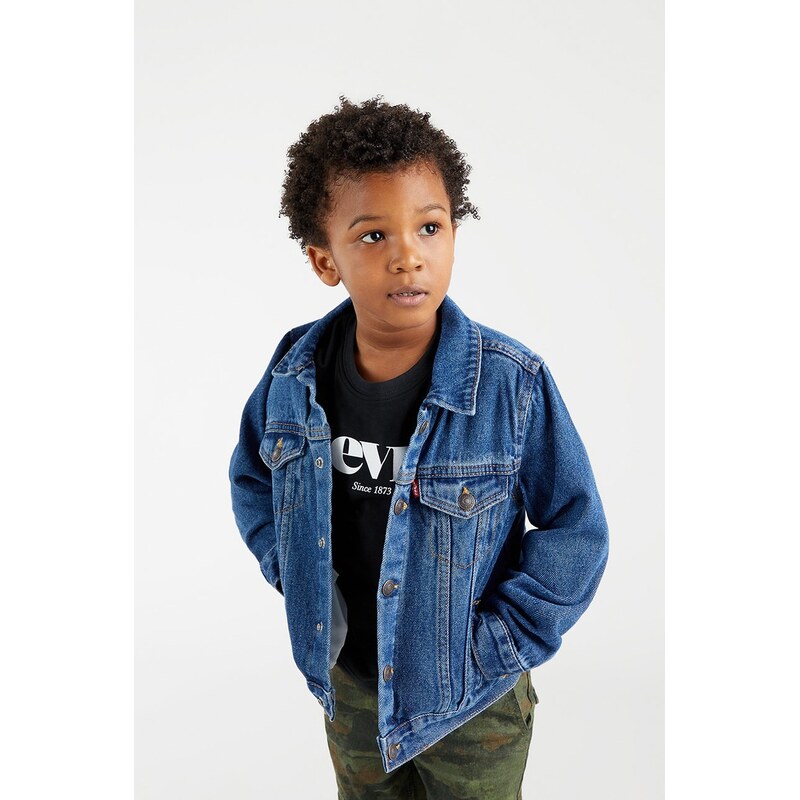 Levis Dětská riflová bunda Levis