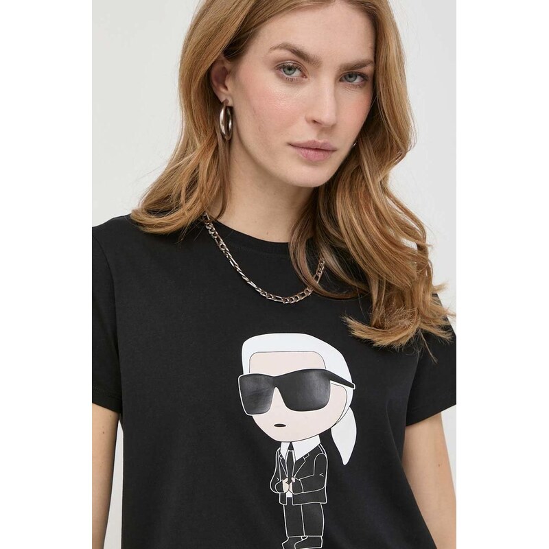 Karl Lagerfeld Bavlněné tričko Karl Lagerfeld