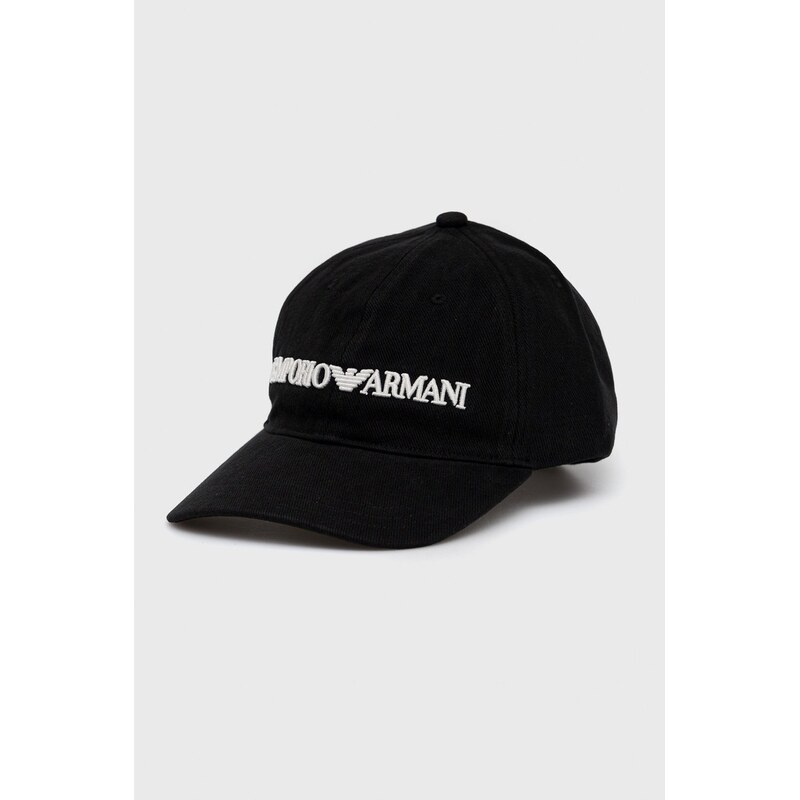 Emporio Armani Bavlněná čepice Emporio Armani