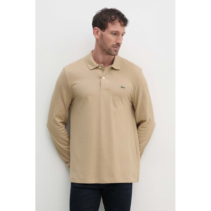 Bavlněné tričko s dlouhým rukávem Lacoste 95670957