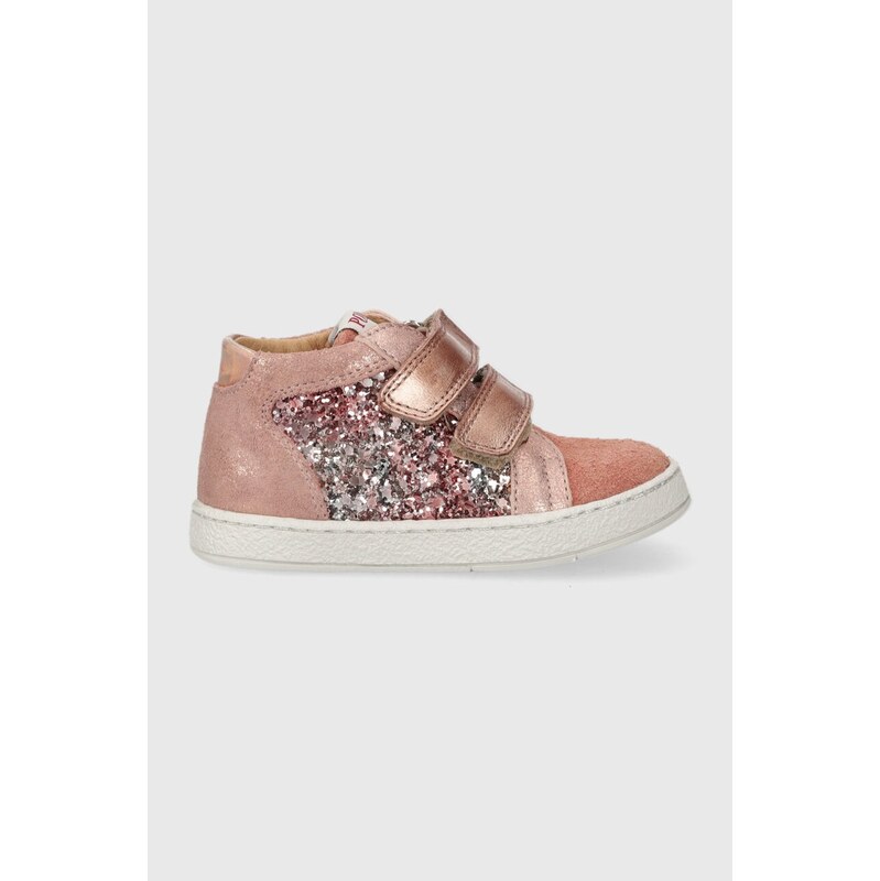 Pom Dapi Dětské kožené sneakers boty Pom Dapi