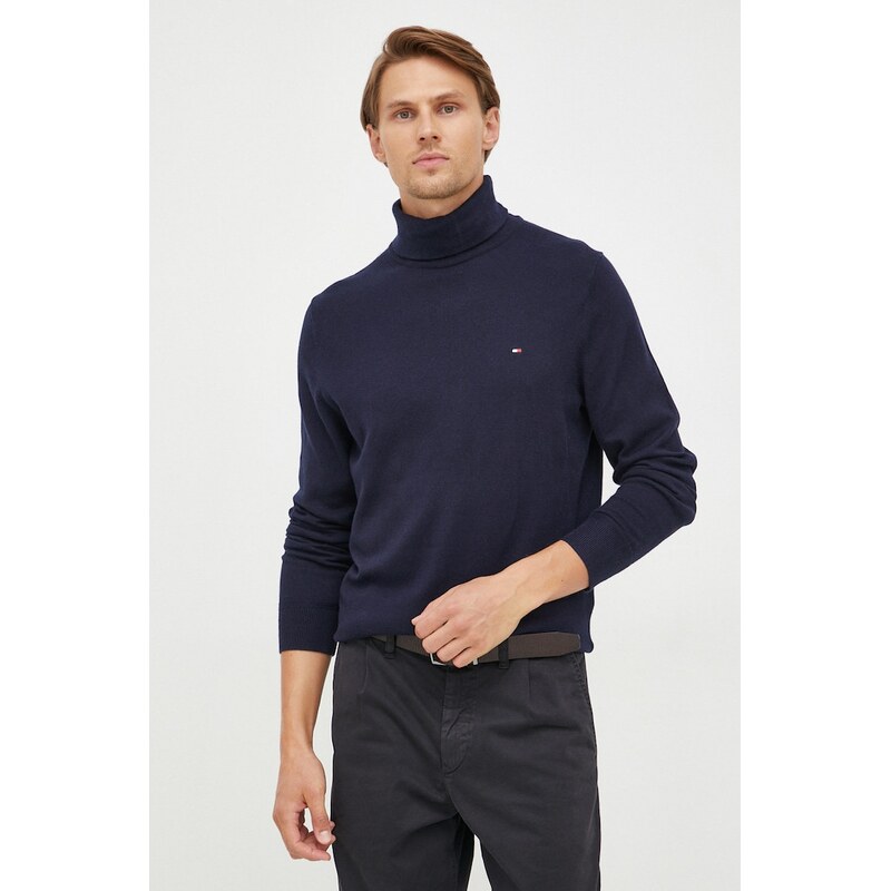 Tommy Hilfiger Svetr s příměsí kašmíru Tommy Hilfiger