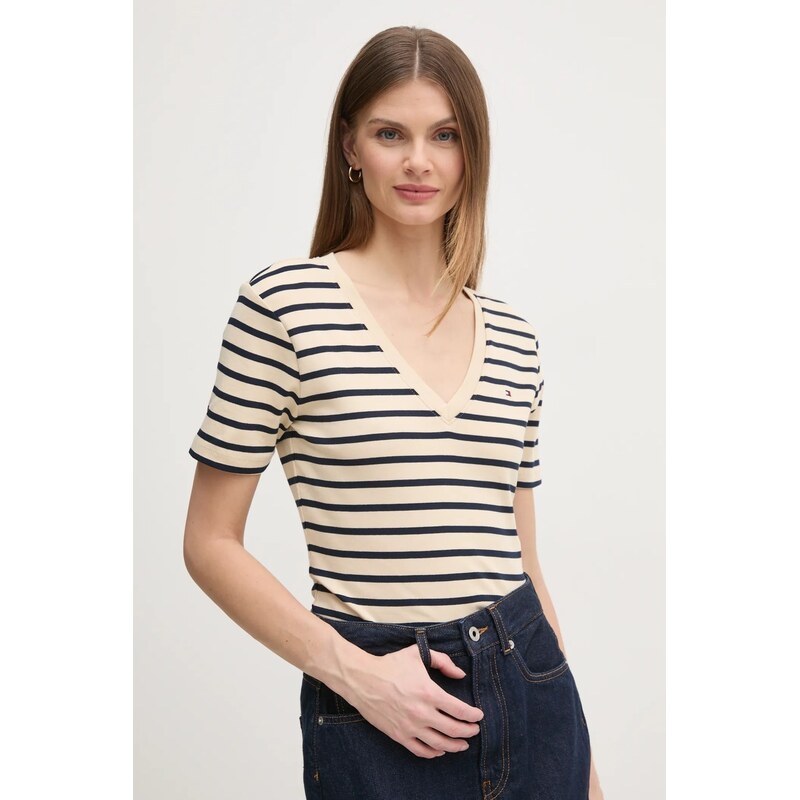 Tommy Hilfiger tričko dámské bavlněné