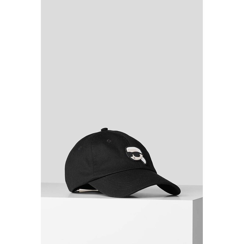Karl Lagerfeld Bavlněná baseballová čepice Karl Lagerfeld