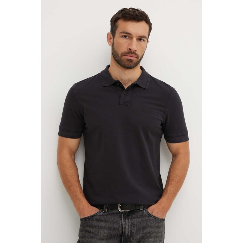 BOSS Orange polo pánské bavlněné Prime