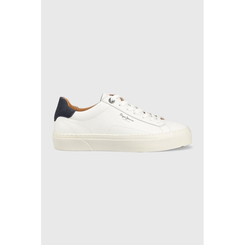 Kožené sneakers boty Pepe Jeans YOGI