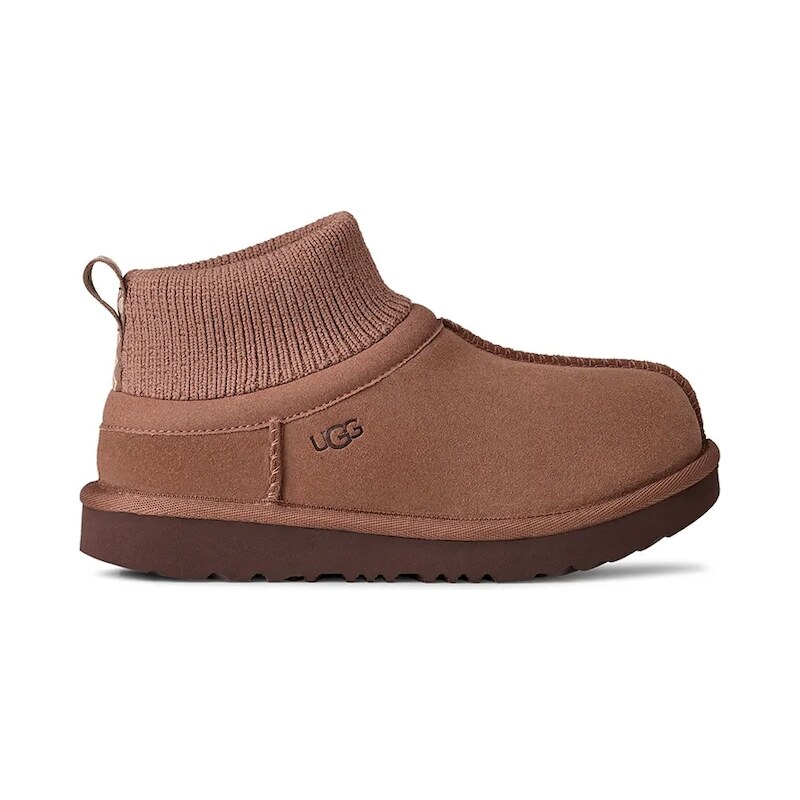 UGG Dětské semišové sněhule UGG KIDS CLASSIC ULTRA STRETCH CUFF