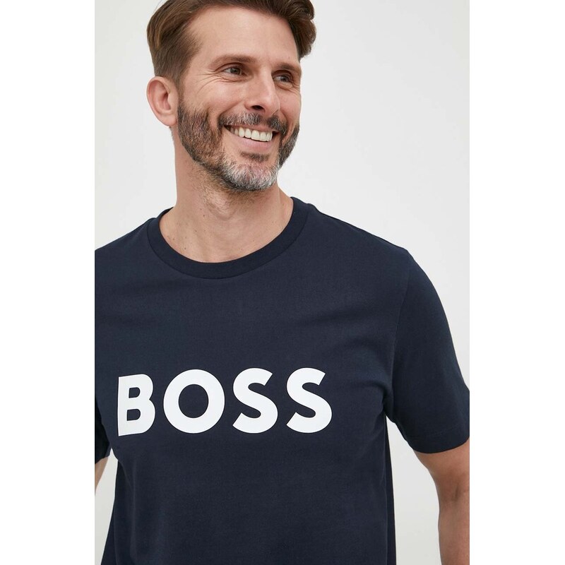 BOSS Bavlněné tričko BOSS