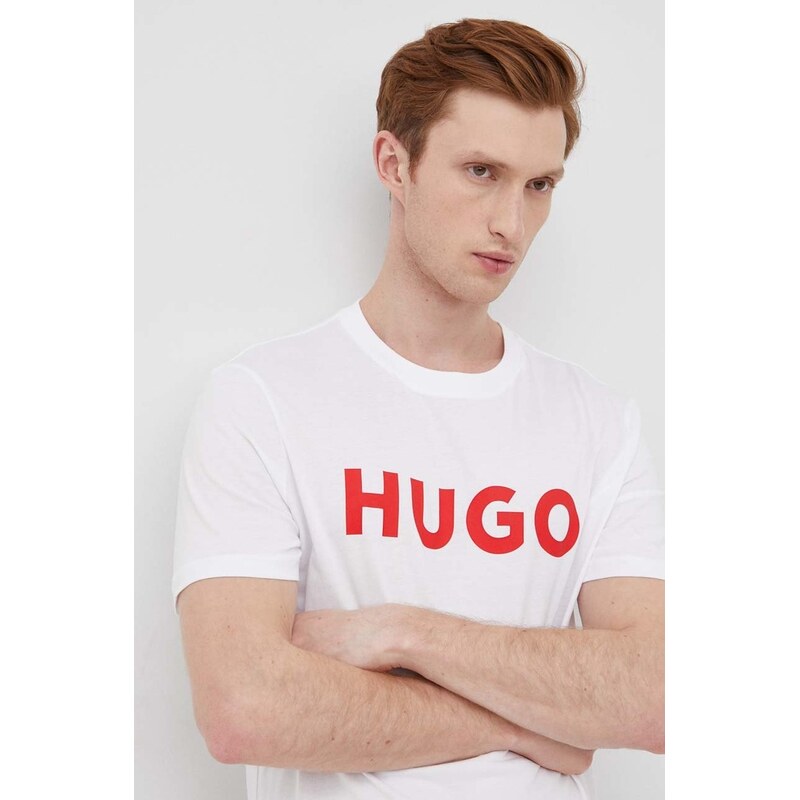 HUGO tričko pánské bavlněné Dulivio