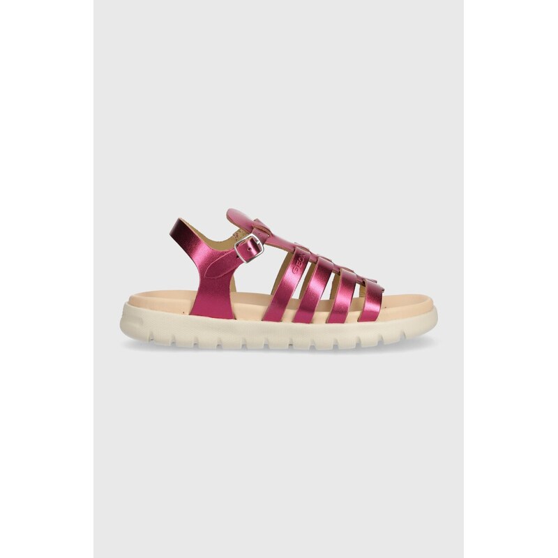 Geox Dětské kožené sandály Geox SANDAL SOLEIMA