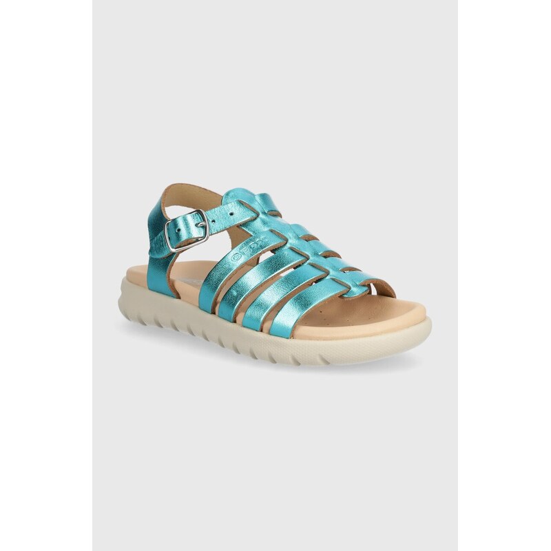 Geox Dětské kožené sandály Geox SANDAL SOLEIMA