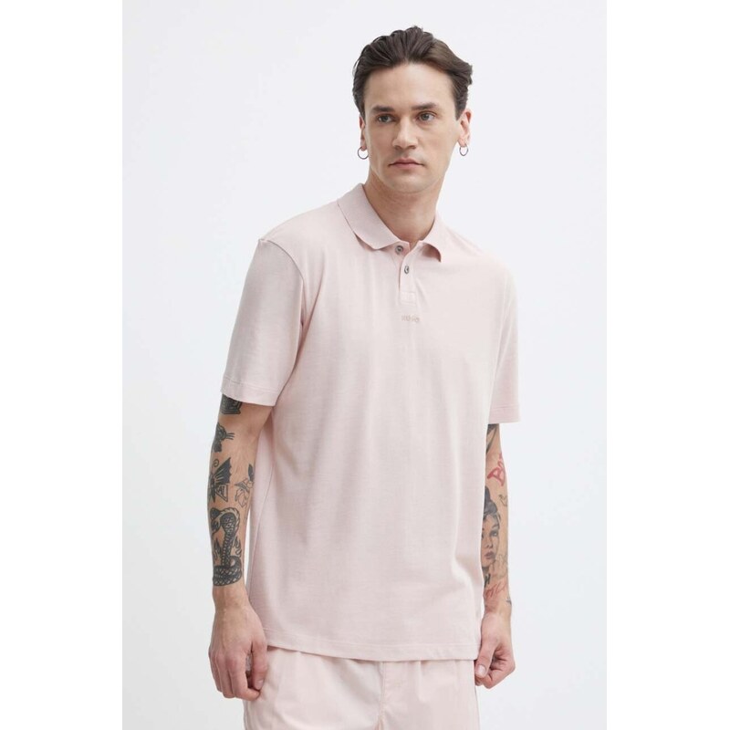 Bavlněné polo tričko HUGO