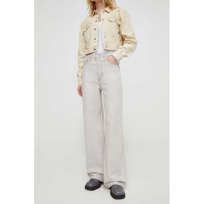 Levi's wide leg džíny dámské RIBCAGE WIDE LEG