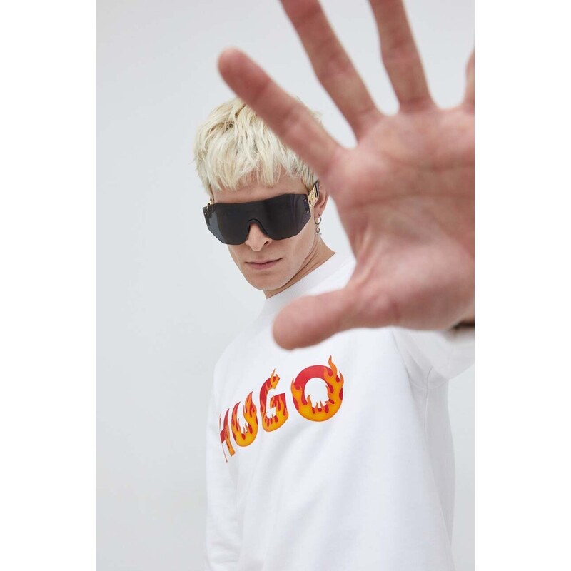 HUGO Bavlněná mikina HUGO