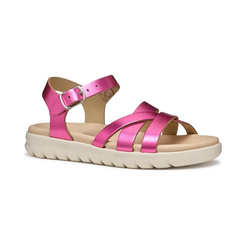 Geox Dětské kožené sandály Geox SANDAL SOLEIMA