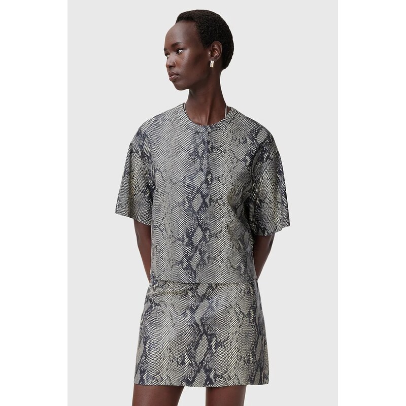 AllSaints Kožená halenka AllSaints RENAI