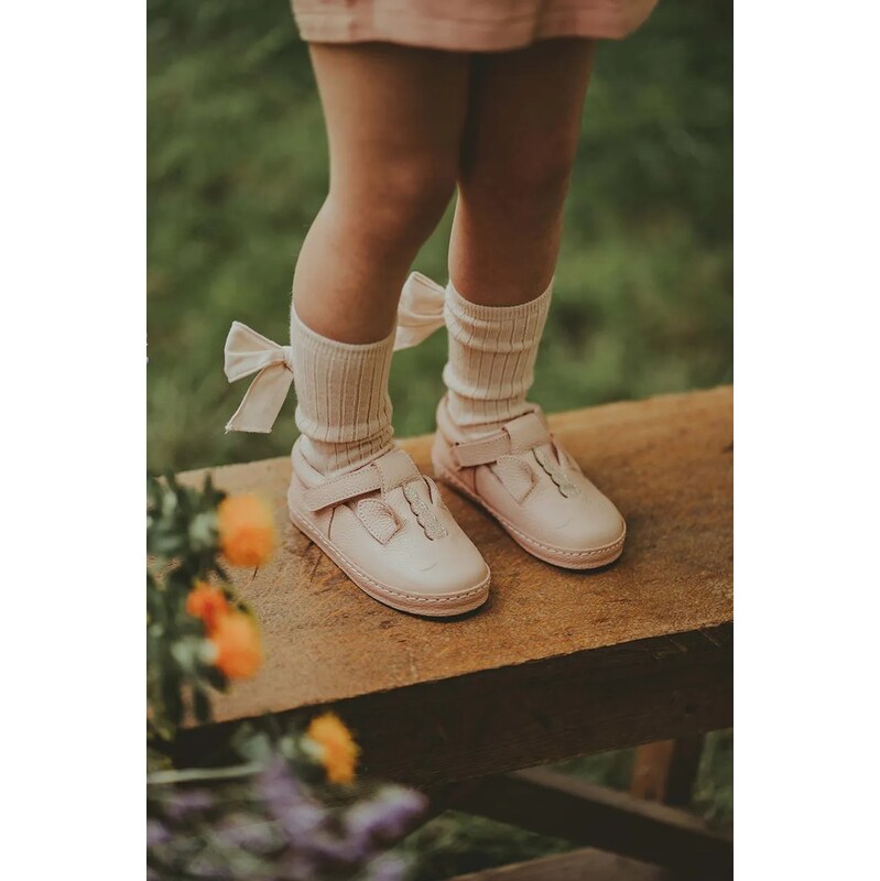 Donsje Dětské kožené polobotky Donsje Xan Special Shoes Unicorn