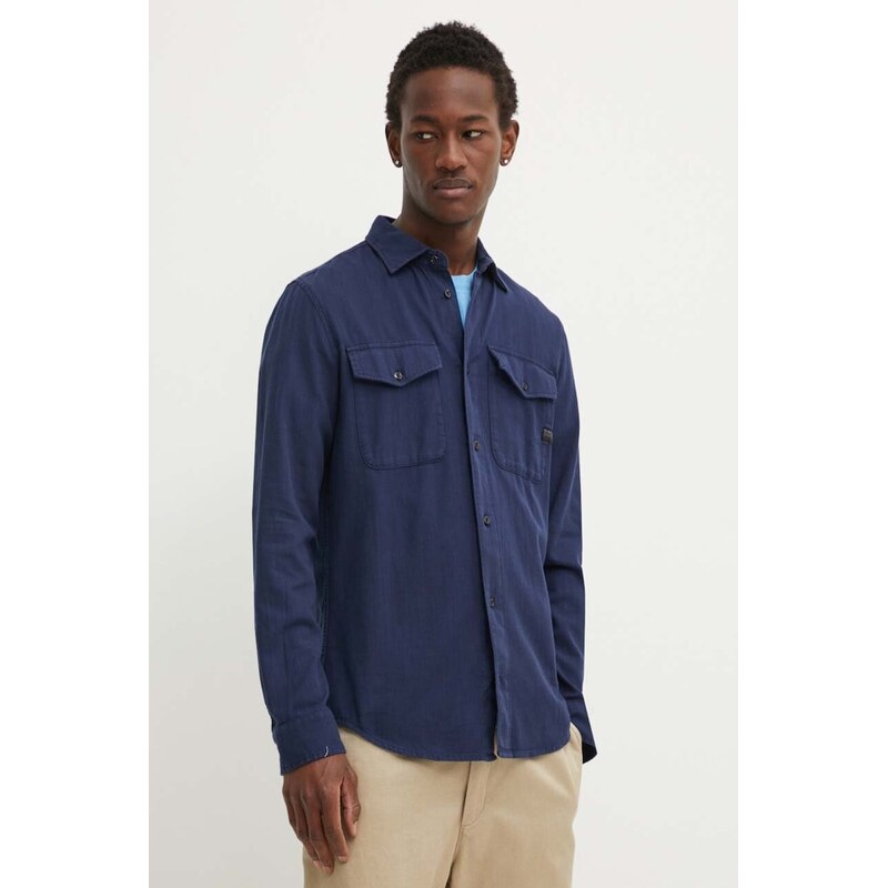 Bavlněná košile G-Star Raw Marine Slim