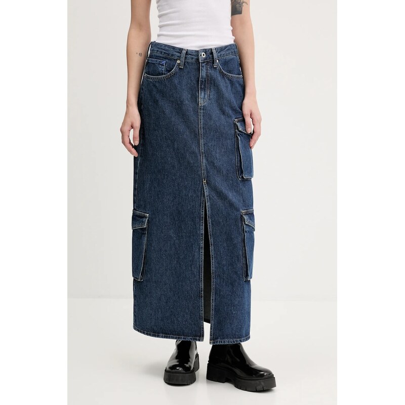 Karl Lagerfeld Jeans Džínová sukně Karl Lagerfeld Jeans