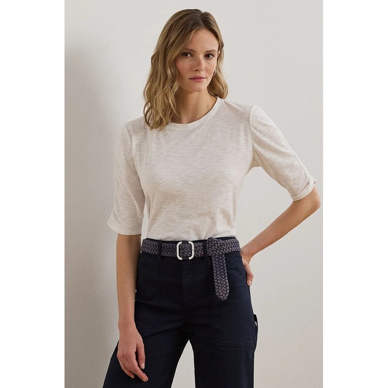 Lauren Ralph Lauren Bavlněné tričko Lauren Ralph Lauren